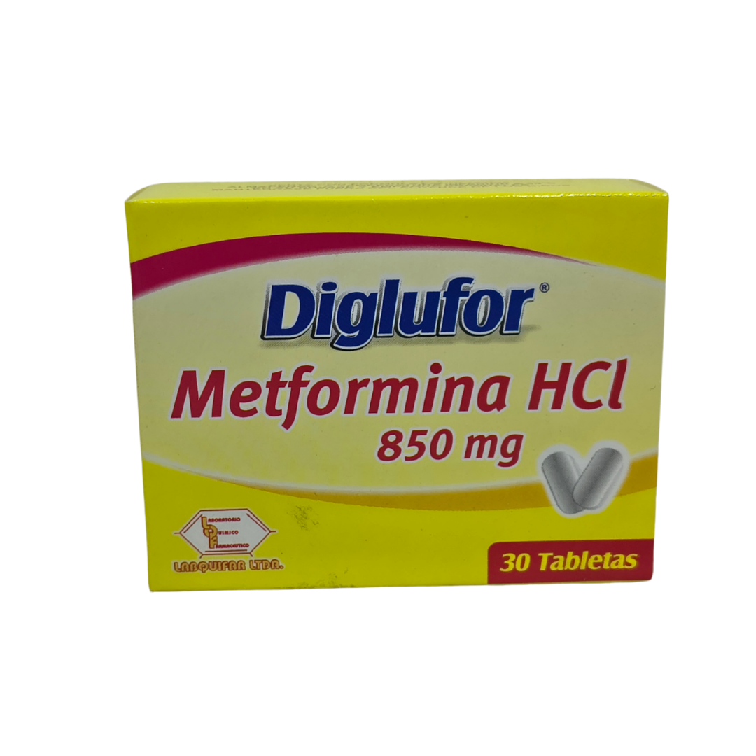 DIGLUFOR 850 MG SOBRE X 10 (Metformina)