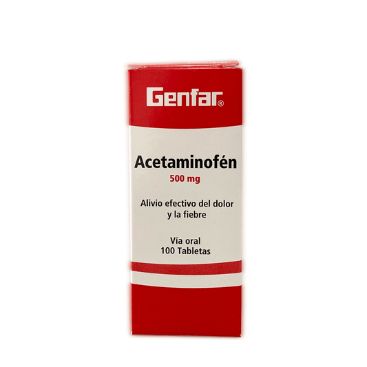 ACETAMINOFEN 500 X 10 TAB GF