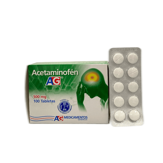 ACETAMINOFEN 500 SOBRE X 10 AG