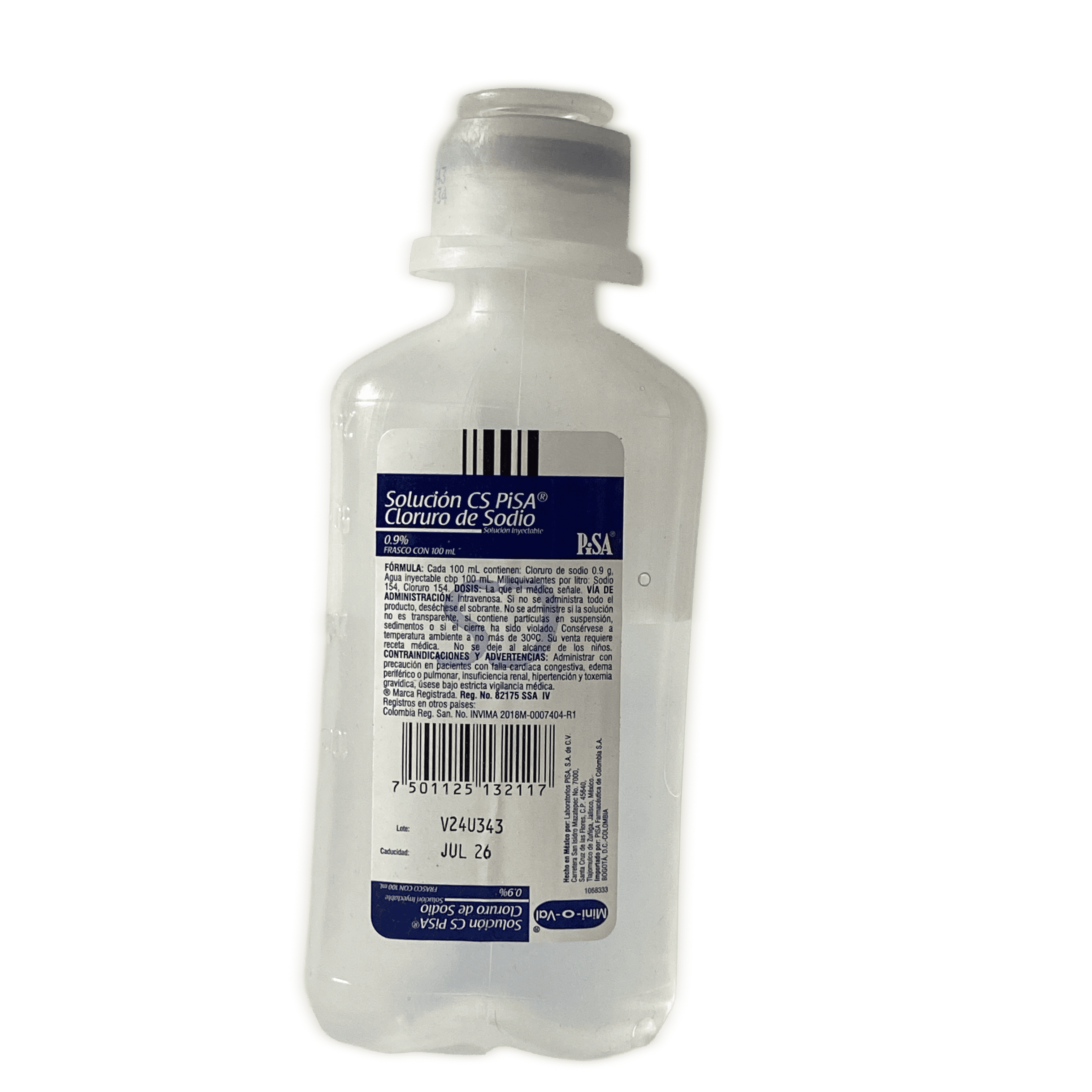 CLORURO DE SODIO X100ML